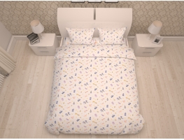 Bērnu gultas veļa  "ZOO Lilac"