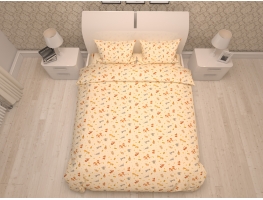 Bērnu gultas veļa  "ZOO Orange"